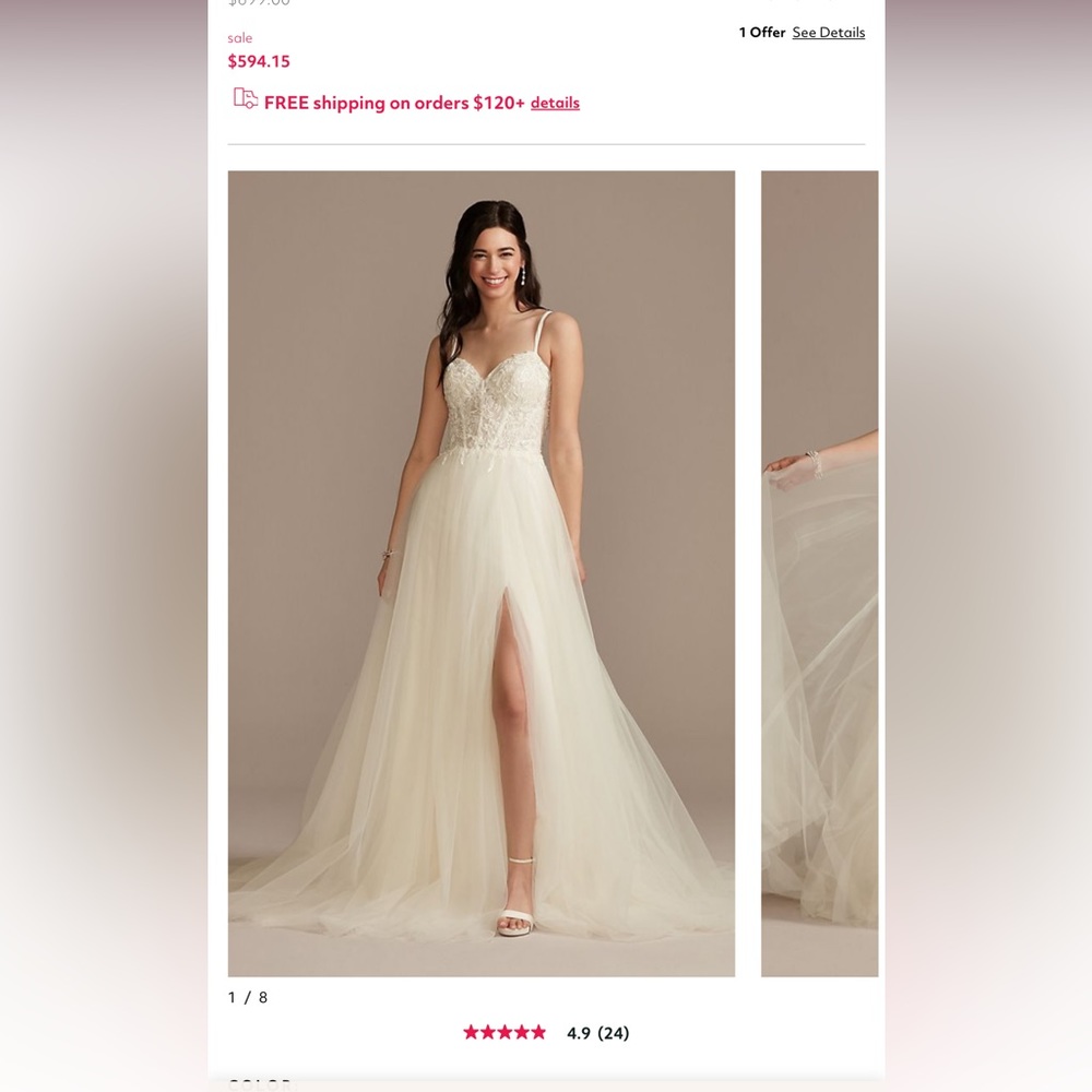 David’s bridal wedding dress